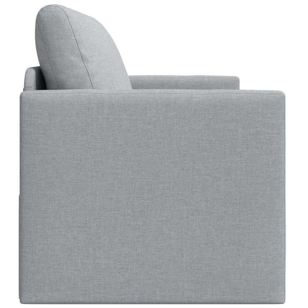 Schlafsofa 110cm Hellgrau Stoff