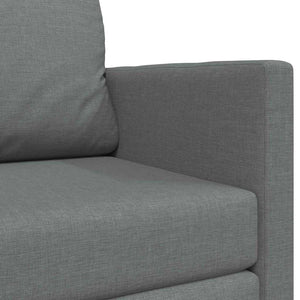 Schlafsofa Stoff Dunkelgrau 110cm