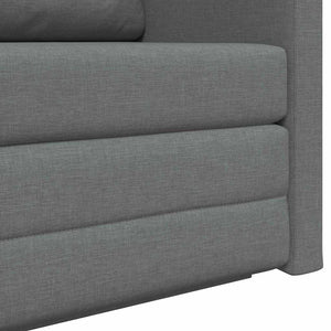 Schlafsofa Stoff Dunkelgrau 110cm