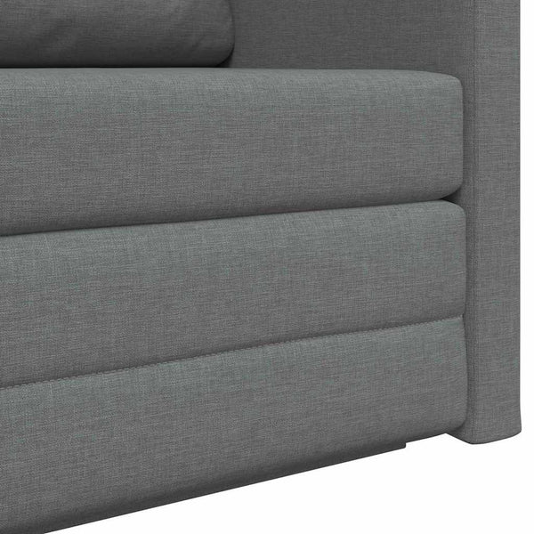Schlafsofa Stoff Dunkelgrau 110cm
