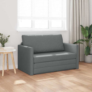 Schlafsofa Stoff Dunkelgrau 110cm