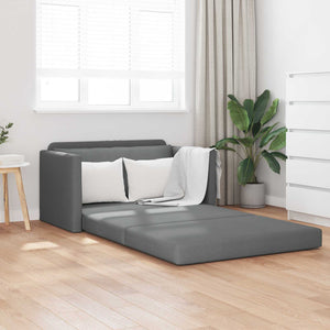 Schlafsofa Stoff Dunkelgrau 110cm