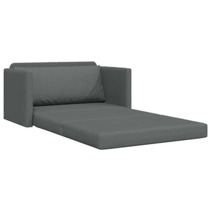 Schlafsofa Stoff Dunkelgrau 110cm