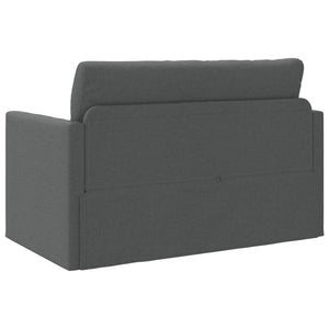 Schlafsofa Stoff Dunkelgrau 110cm