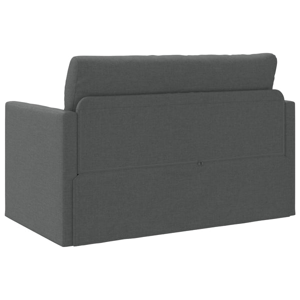 Schlafsofa Stoff Dunkelgrau 110cm