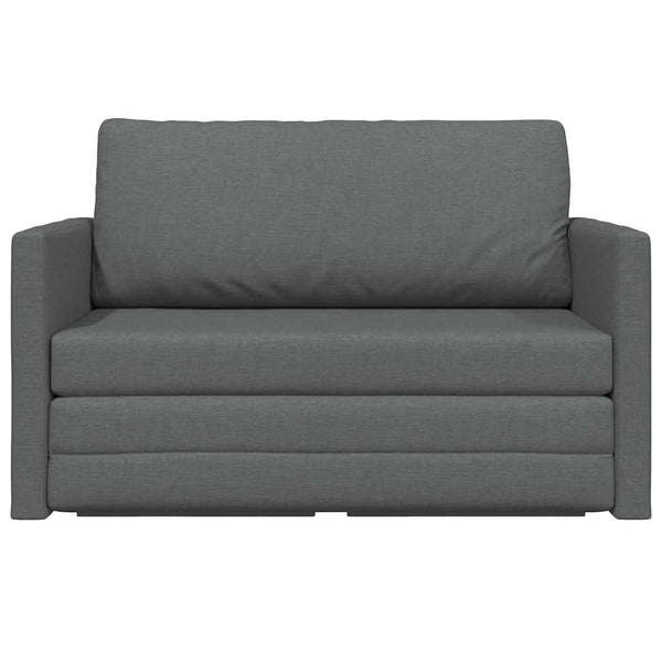 Schlafsofa Stoff Dunkelgrau 110cm