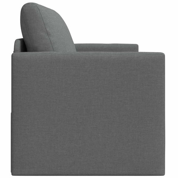 Schlafsofa Stoff Dunkelgrau 110cm