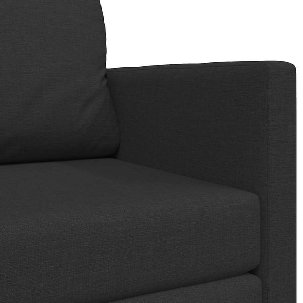 vidaXL Canapé-lit 110 cm Noir Tissu