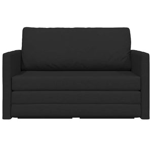 vidaXL Canapé-lit 110 cm Noir Tissu
