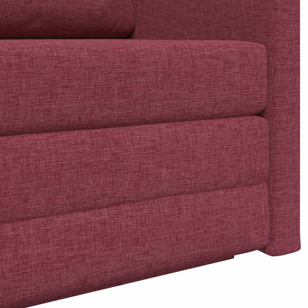 Schlafsofa Weinrot 110cm