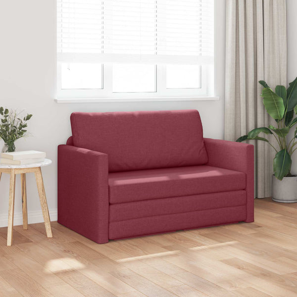 Schlafsofa Weinrot 110cm