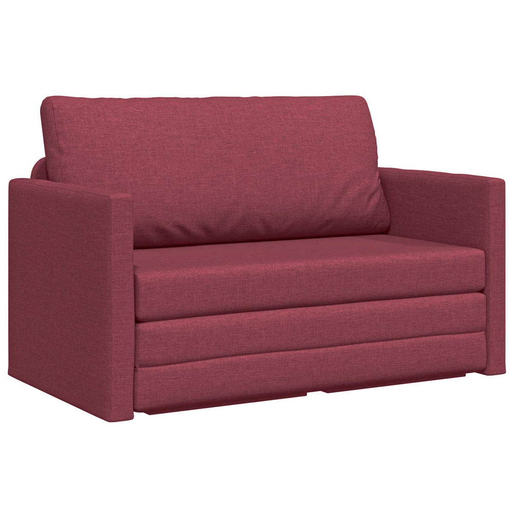 Schlafsofa Weinrot 110cm
