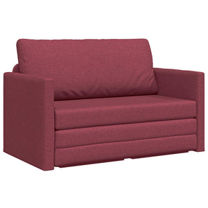 Schlafsofa Weinrot 110cm