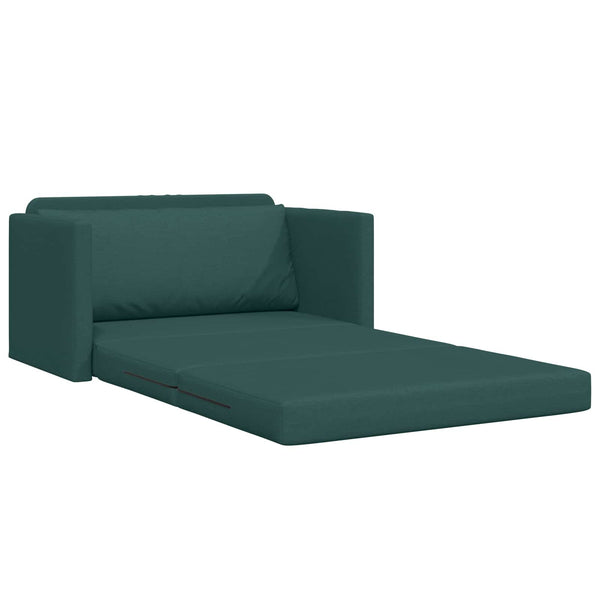 Schlafsofa 110cm Dunkelgrün Stoff
