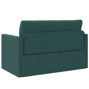 Schlafsofa 110cm Dunkelgrün Stoff