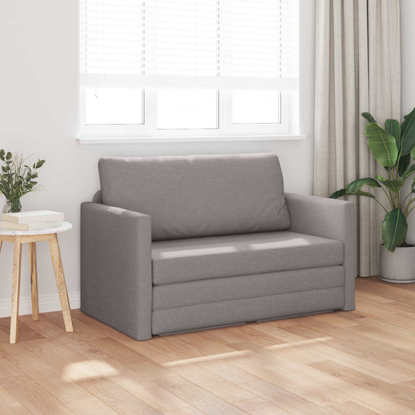 Schlafsofa 110cm Taupe Stoff