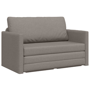 Schlafsofa 110cm Taupe Stoff