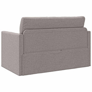 Schlafsofa 110cm Taupe Stoff