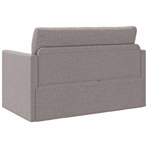 Schlafsofa 110cm Taupe Stoff