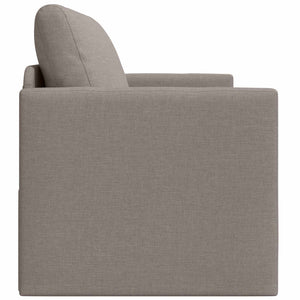 Schlafsofa 110cm Taupe Stoff