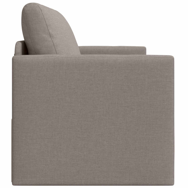 Schlafsofa 110cm Taupe Stoff