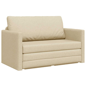 Schlafsofa 110cm Creme Stoff