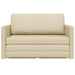 Schlafsofa 110cm Creme Stoff