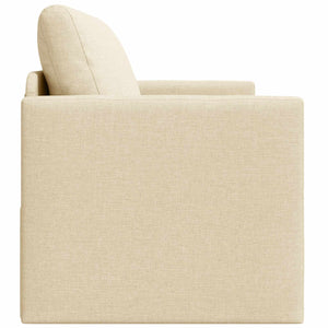 Schlafsofa 110cm Creme Stoff