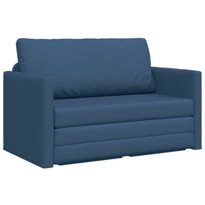 Schlafsofa 110cm Blau Stoff