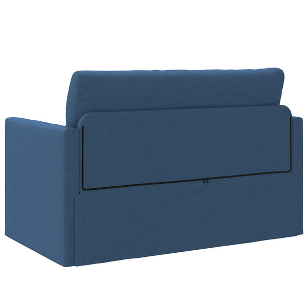Schlafsofa 110cm Blau Stoff