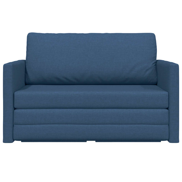 Schlafsofa 110cm Blau Stoff