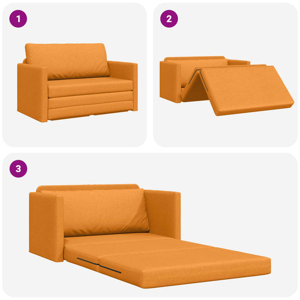 Schlafsofa 110cm Dunkelgelb
