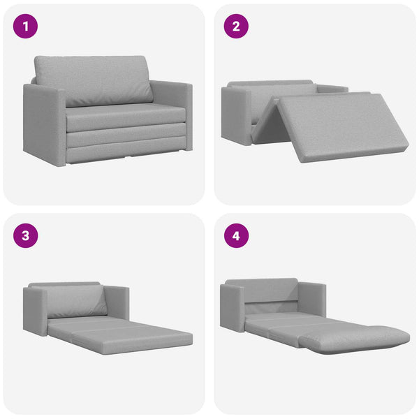 Schlafsofa 110cm Wolkengrau