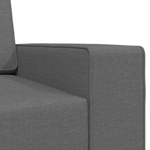 Schlafsofa Dunkelgrau Stoff 245 cm