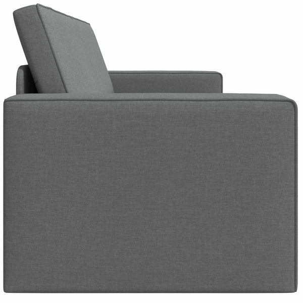 Schlafsofa Dunkelgrau Stoff 245 cm