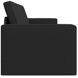 Schlafsofa Schwarz Stoff 245 cm
