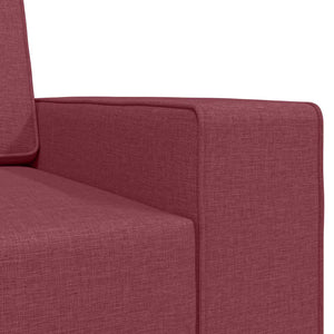 Schlafsofa Weinrot Stoff 245cm