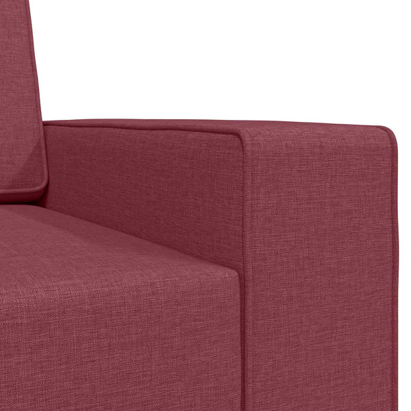 Schlafsofa Weinrot Stoff 245cm