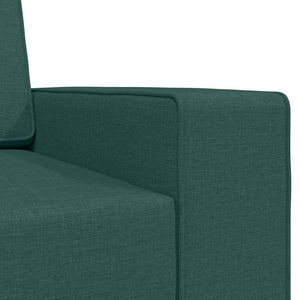 Dunkelgrünes Schlafsofa Stoff 245 cm