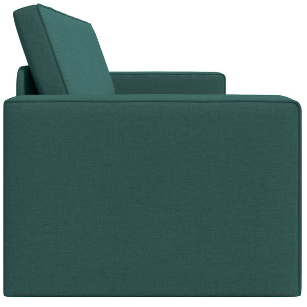 Dunkelgrünes Schlafsofa Stoff 245 cm