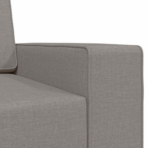 Schlafsofa Taupe Stoff 245 cm