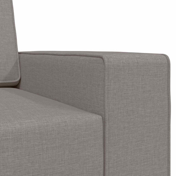 Schlafsofa Taupe Stoff 245 cm