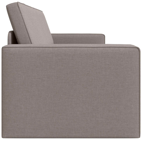 Schlafsofa Taupe Stoff 245 cm