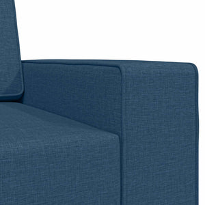 Marineblaues Schlafsofa Stoff 245 cm