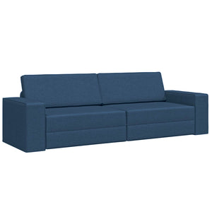 Marineblaues Schlafsofa Stoff 245 cm