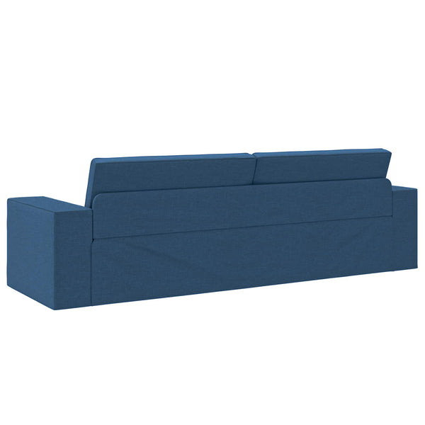 Marineblaues Schlafsofa Stoff 245 cm