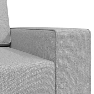 Schlafsofa Wolkengrau Stoff 245 cm