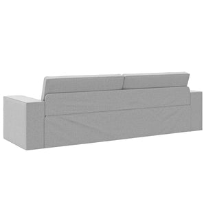 Schlafsofa Wolkengrau Stoff 245 cm