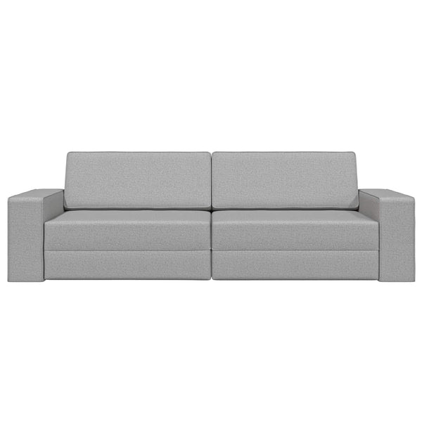 Schlafsofa Wolkengrau Stoff 245 cm