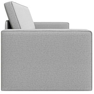 Schlafsofa Wolkengrau Stoff 245 cm
